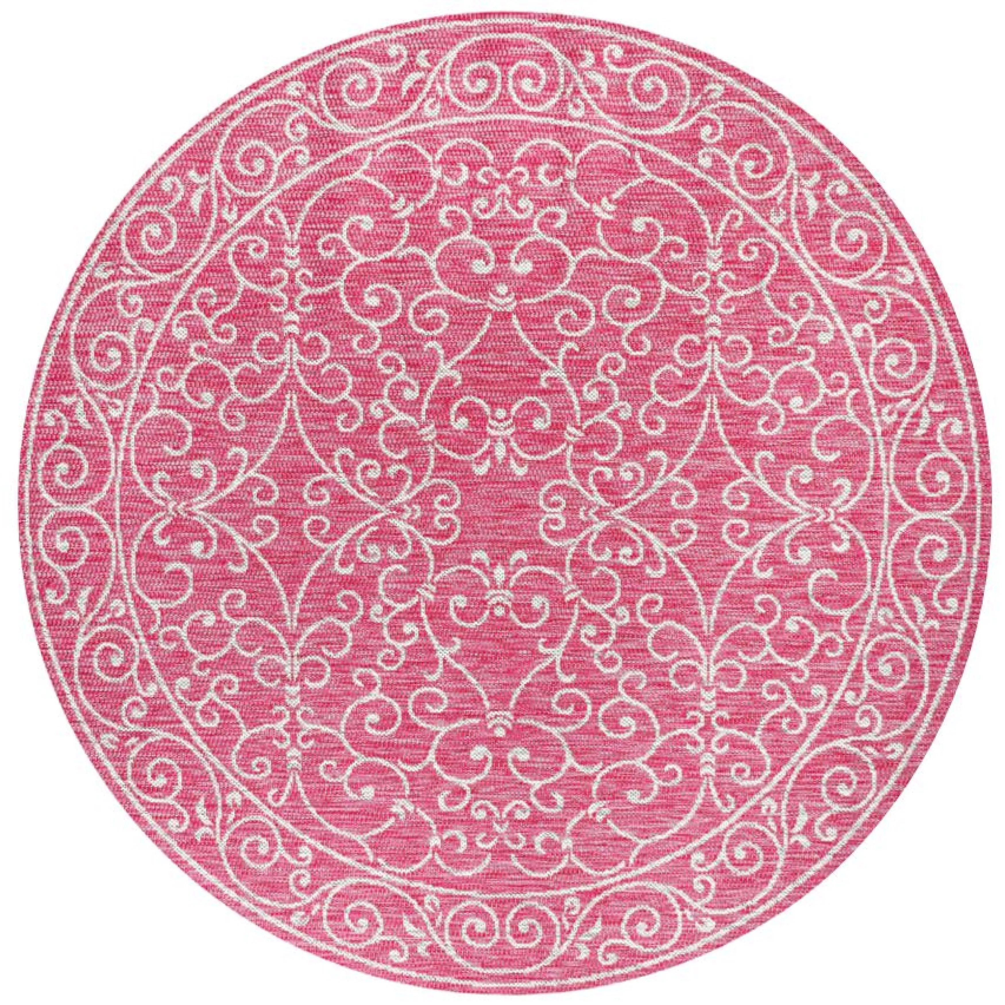 JONATHAN Y Filigree Textured Weave Indoor/Outdoor Area Rug