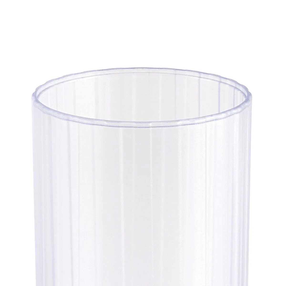 Kaliman Frosted Clear Plastic Tumbler - Frosted Clear
