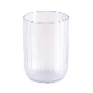 Kaliman Frosted Clear Plastic Tumbler - Frosted Clear
