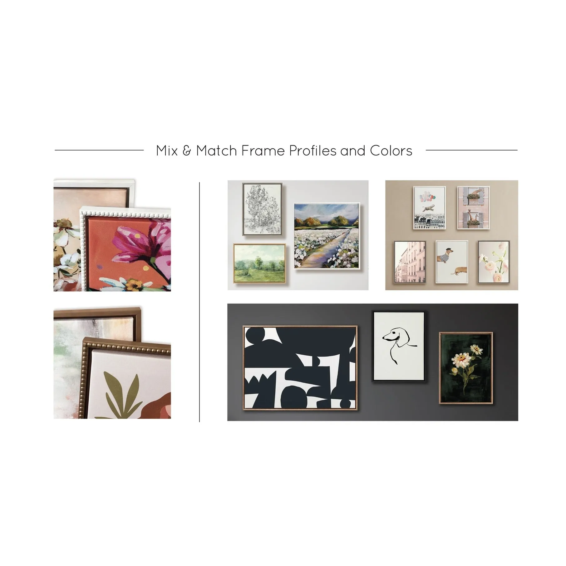 Kate and Laurel Sylvie Chill Out Framed Canvas Art Set by Rachel Lee