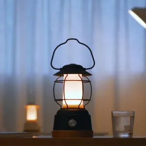Kibun by Bulbrite S'mores Cordless LED Outdoor Table Lamp   Dimmer Built-in Rechargeable Battery 3-Level Brightness   Power Bank