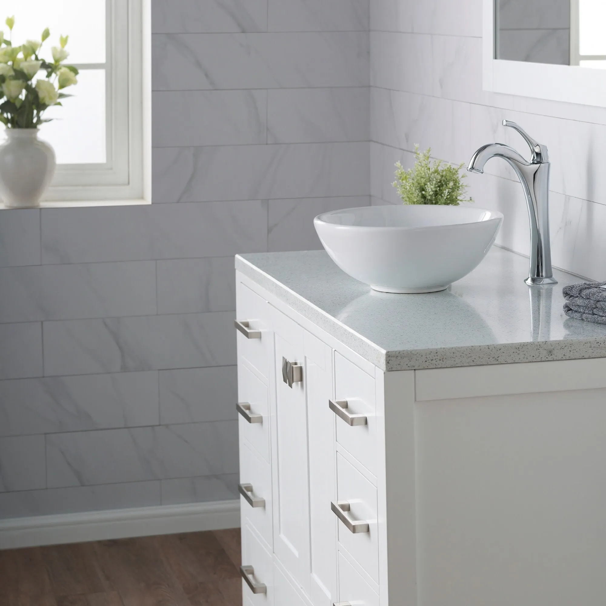 Kraus Elavo 13-27/40 Vitreous China Vessel Bathroom Sink