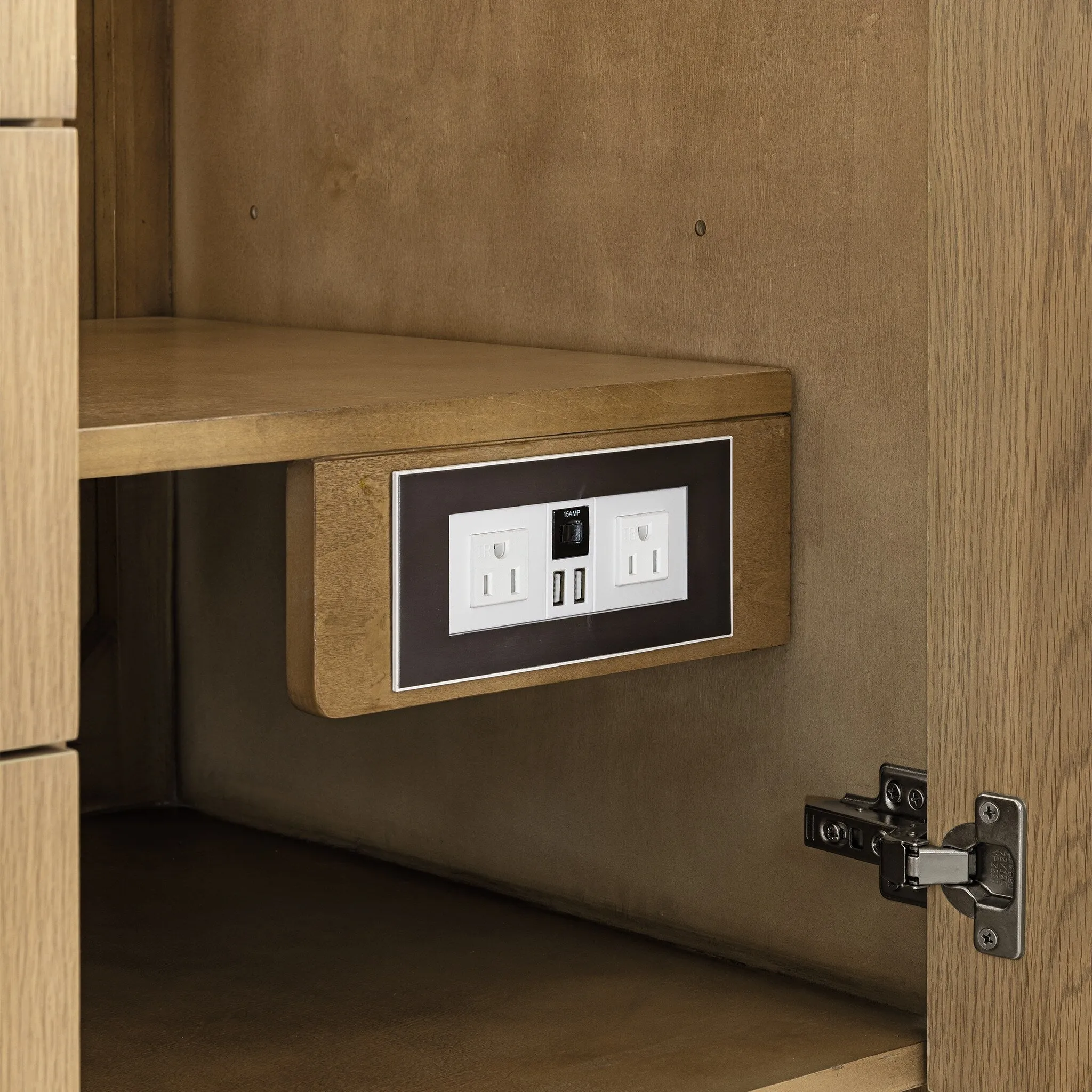 Laurent 60 Double Vanity. Light Natural Oak - 60D