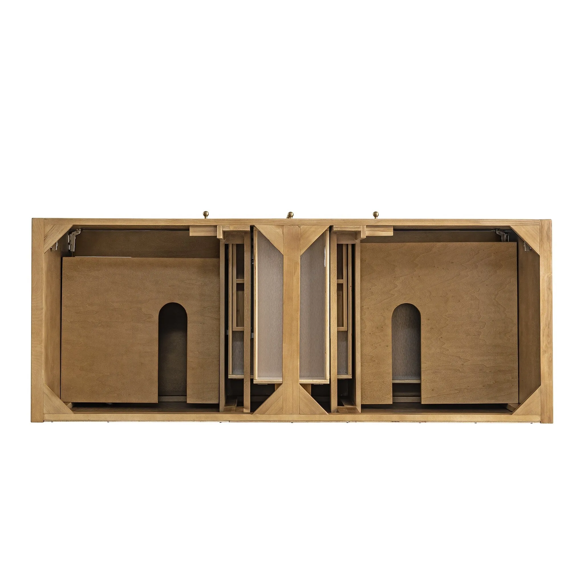 Laurent 60 Double Vanity. Light Natural Oak - 60D