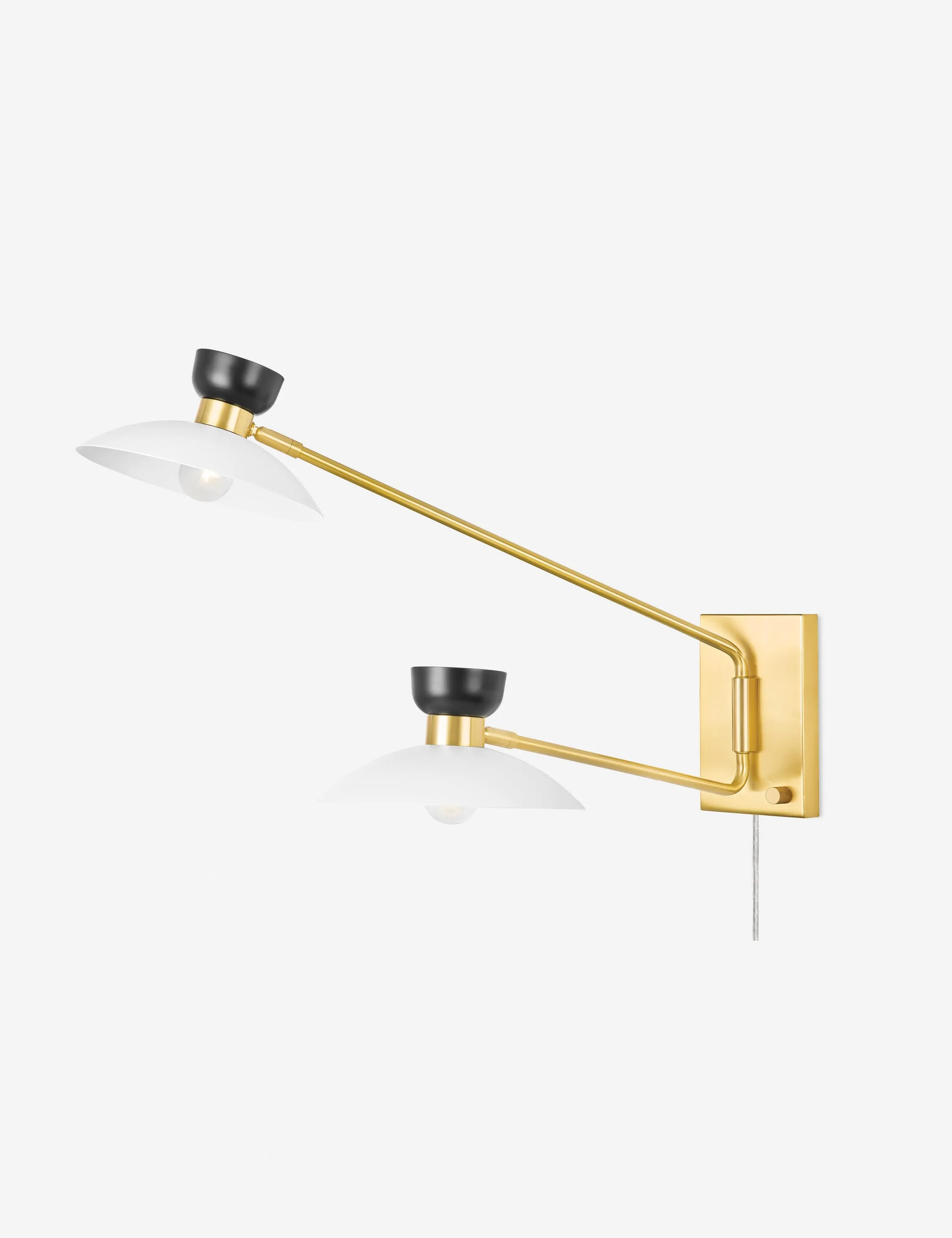 Leander Adjustable Plug-In Sconce