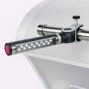 LIGHTACCENTS Barbecue Grill Light. Battery Operated LED BBQ Grill Light. Aluminum Clamp. Adjustable 180 Degrees. 10 LED