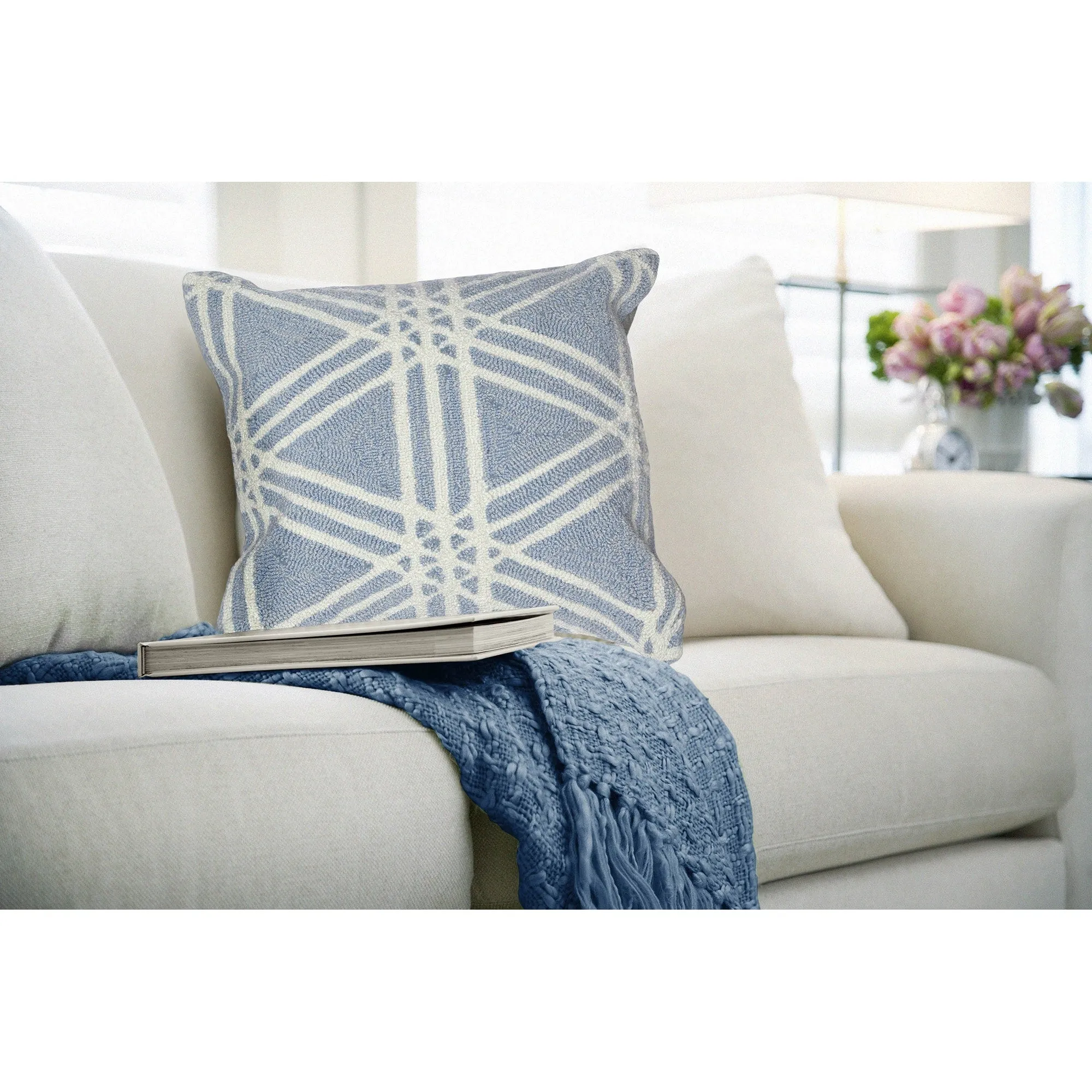 Liora Manne Frontporch Hex Indoor/Outdoor Pillow