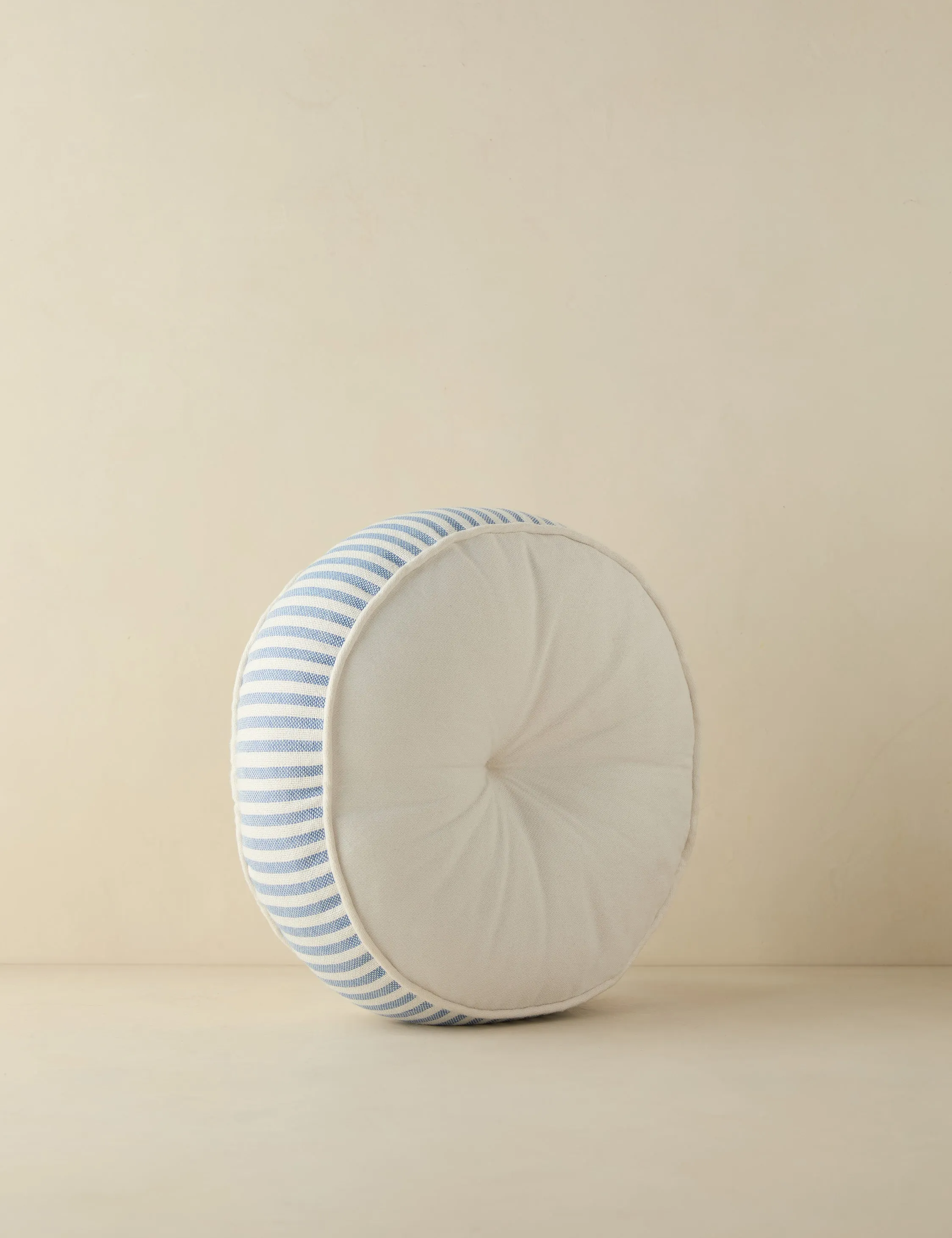 Littu Indoor / Outdoor Striped Disc Pillow by Sarah Sherman Samuel