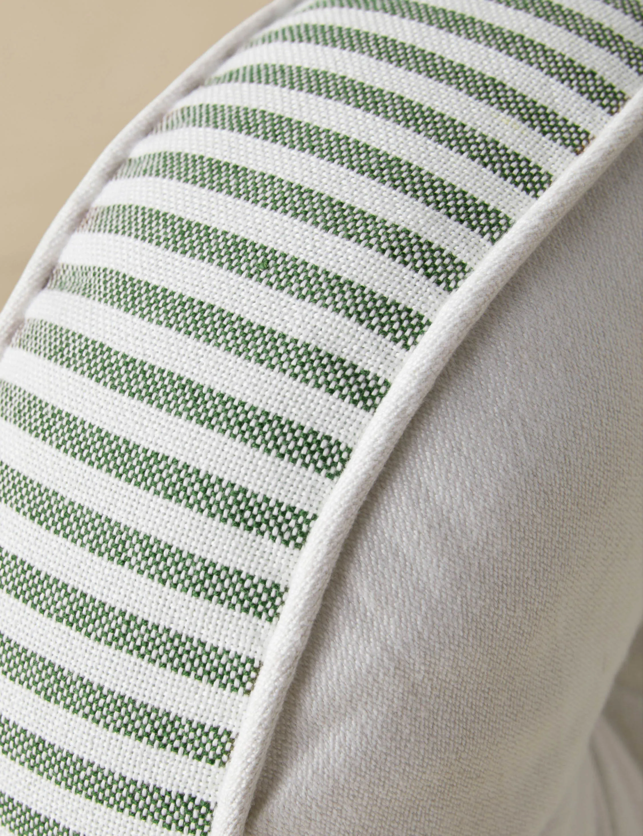 Littu Indoor / Outdoor Striped Disc Pillow by Sarah Sherman Samuel