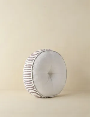 Littu Indoor / Outdoor Striped Disc Pillow by Sarah Sherman Samuel