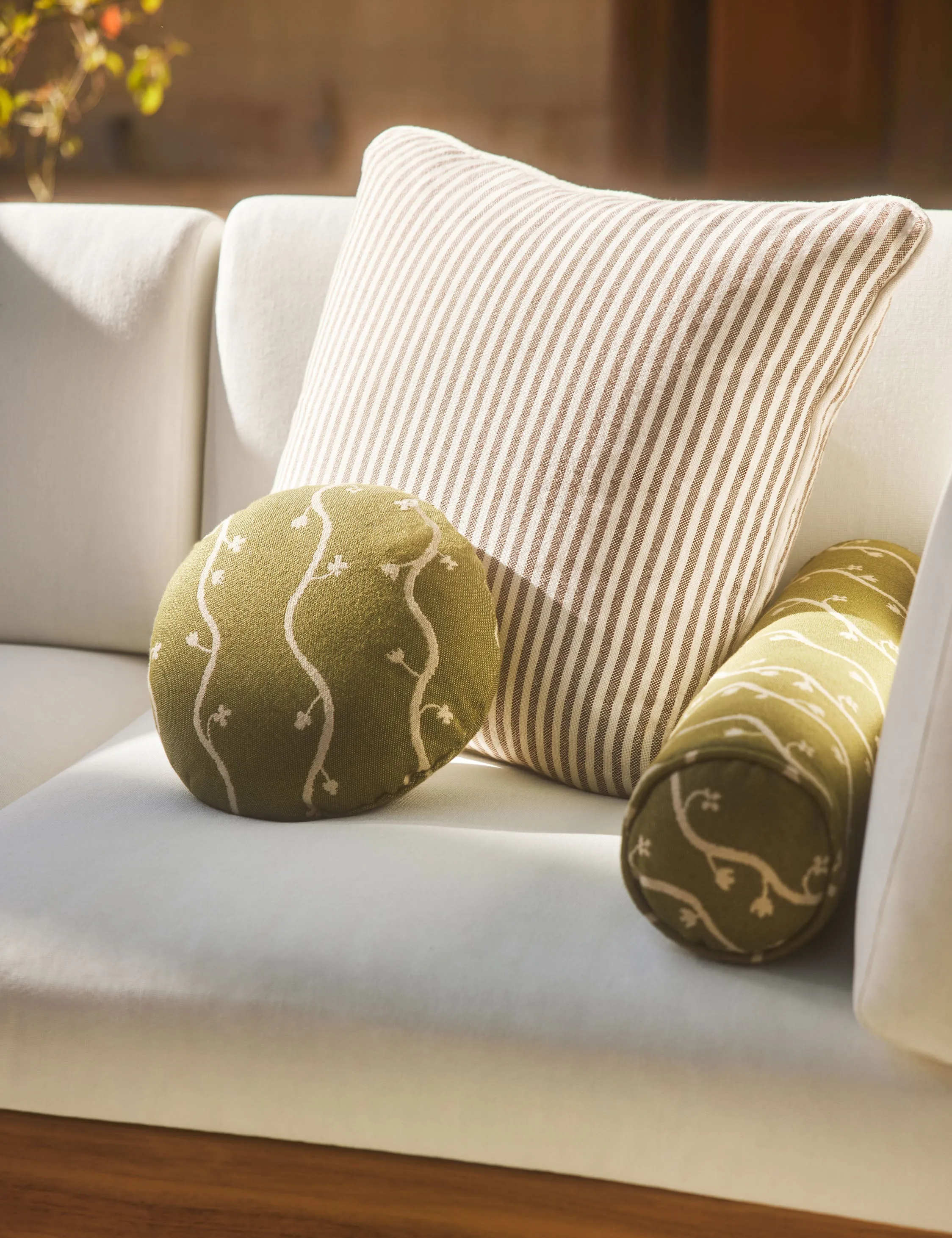 Littu Indoor / Outdoor Striped Pillow by Sarah Sherman Samuel