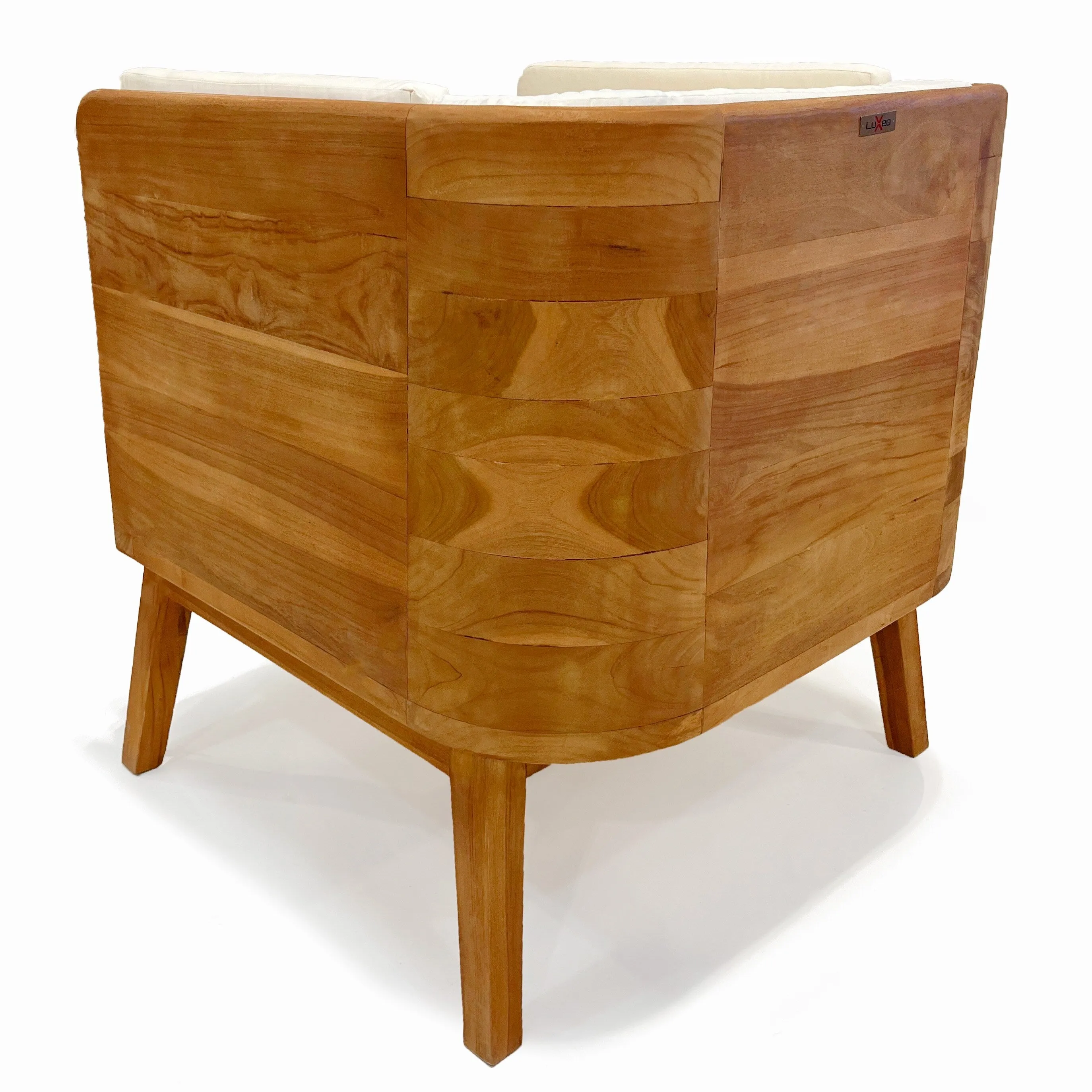 LuXeo Olivia Teak Deep Seating Set - 4 Person