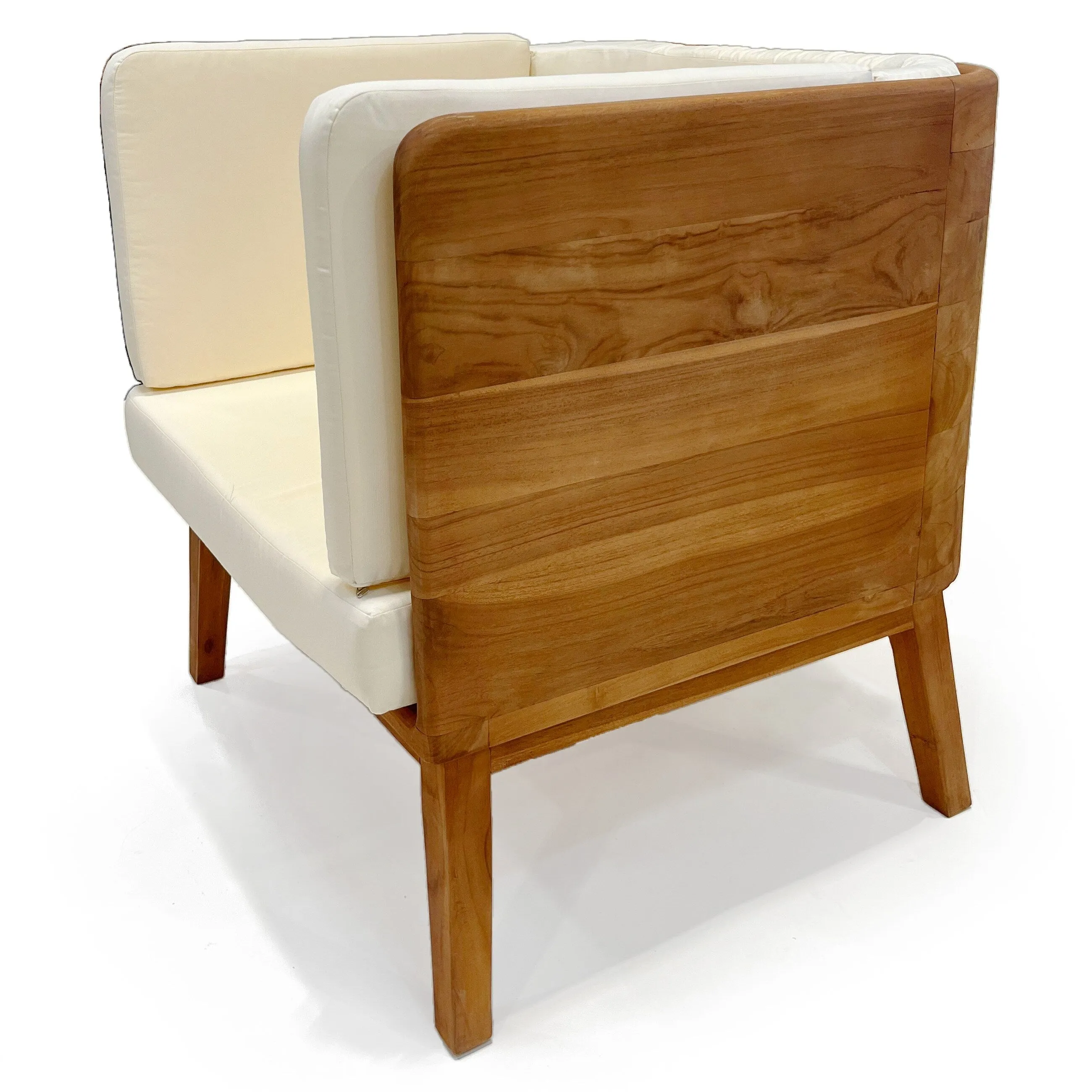 LuXeo Olivia Teak Deep Seating Set - 4 Person