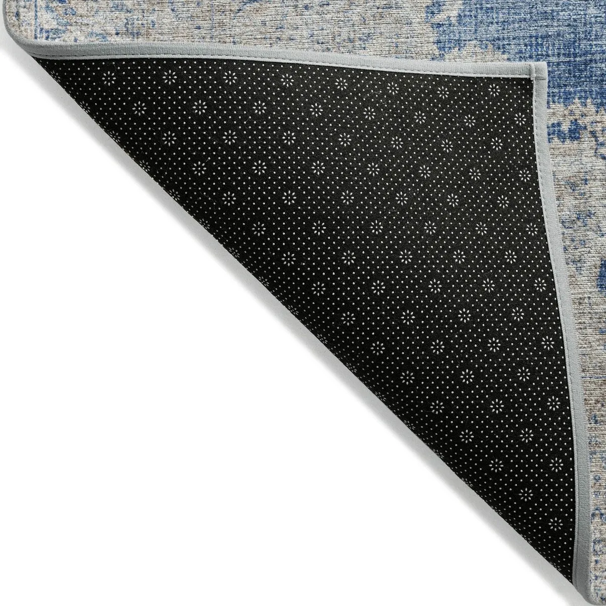 Machine Washable Indoor/ Outdoor Vintage Traditional Chantille Rug