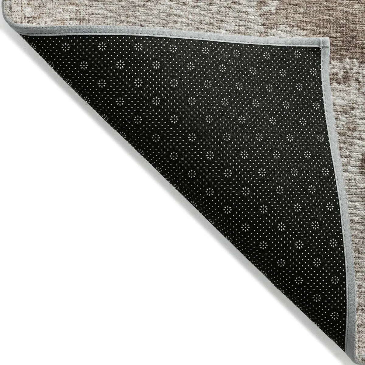 Machine Washable Indoor/ Outdoor Vintage Traditional Chantille Rug