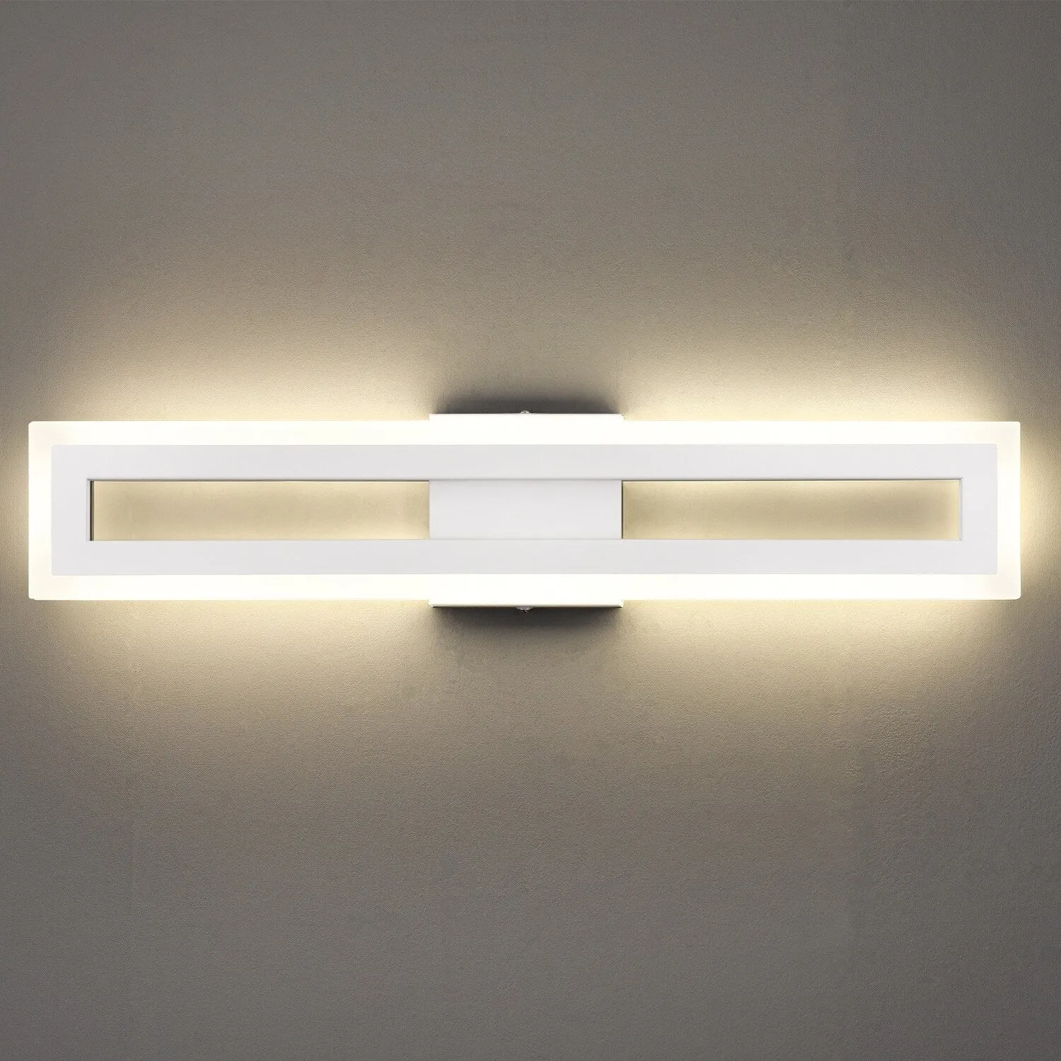 Manarola Modern LED Bathroom Vanity Light Brass Wall Sconce . Vanity Light
