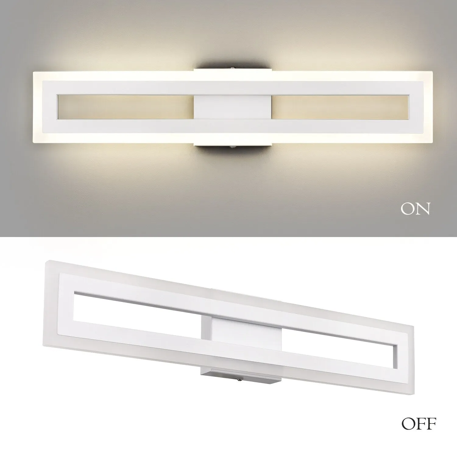 Manarola Modern LED Bathroom Vanity Light Brass Wall Sconce . Vanity Light