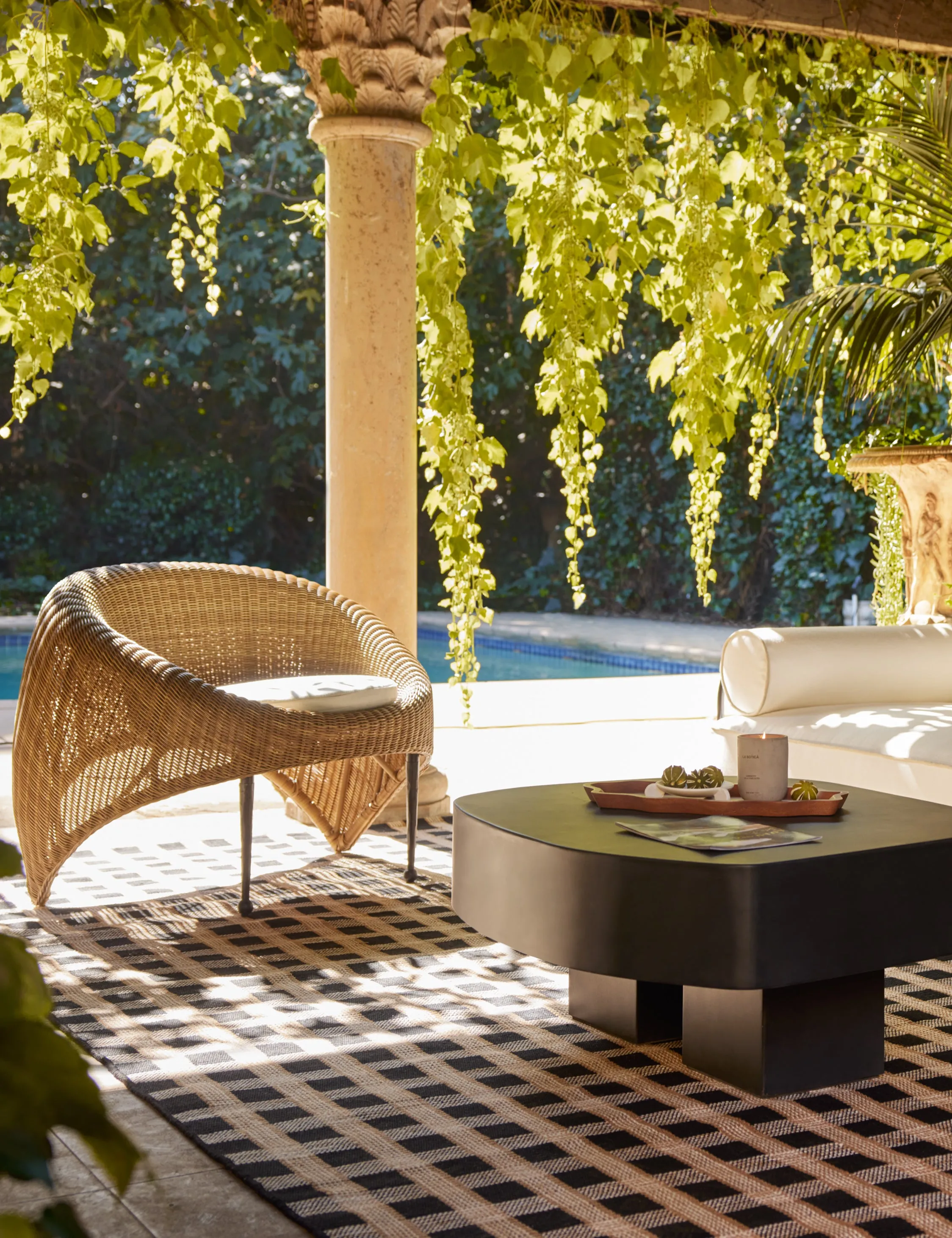 Marisol Outdoor Accent Chair by Sarah Sherman Samuel