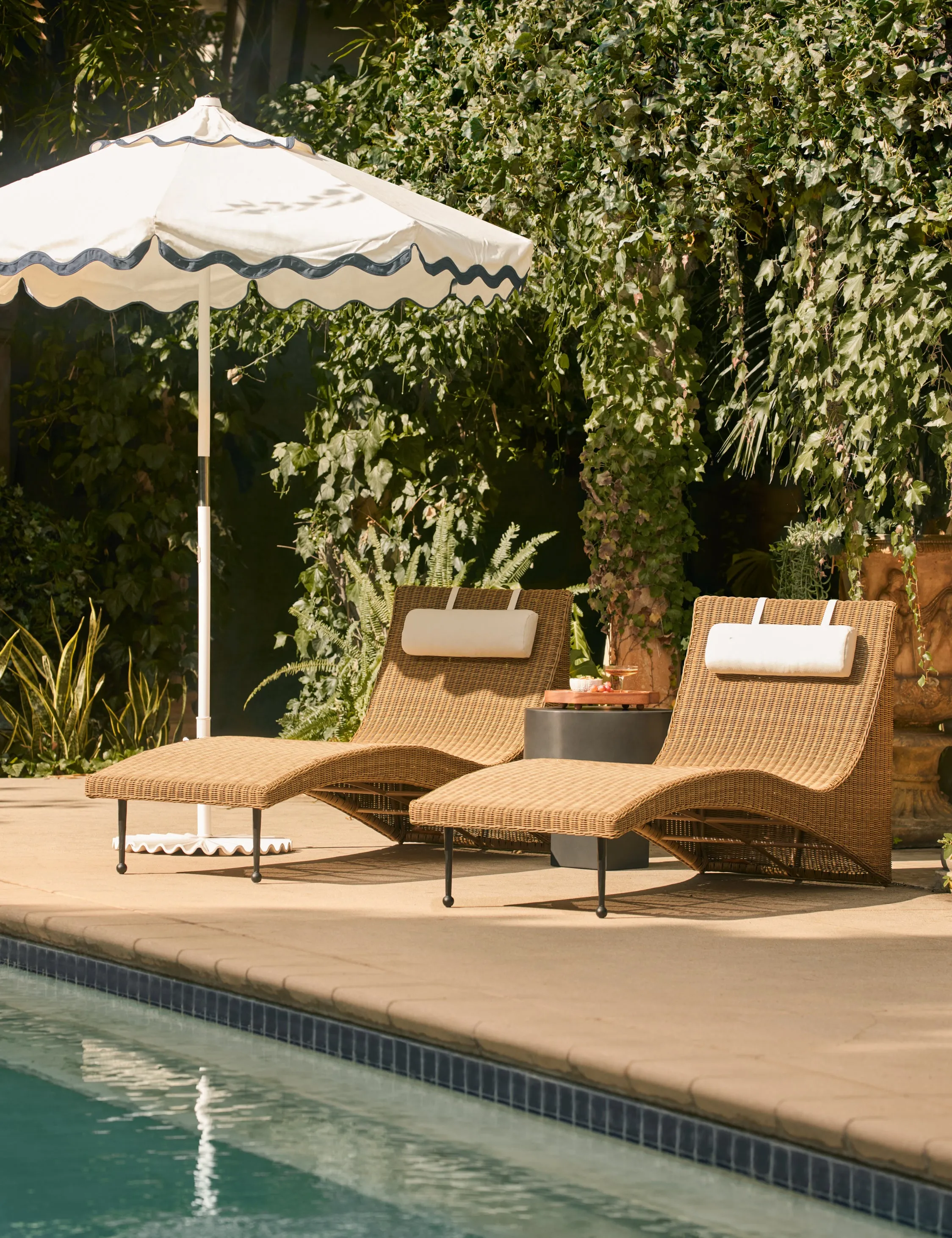 Marisol Outdoor Chaise by Sarah Sherman Samuel