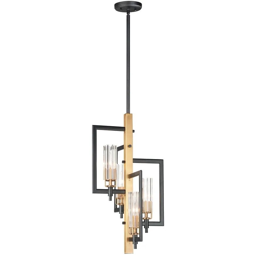 Maxim Flambeau 4 Light 13 Wide Chandelier