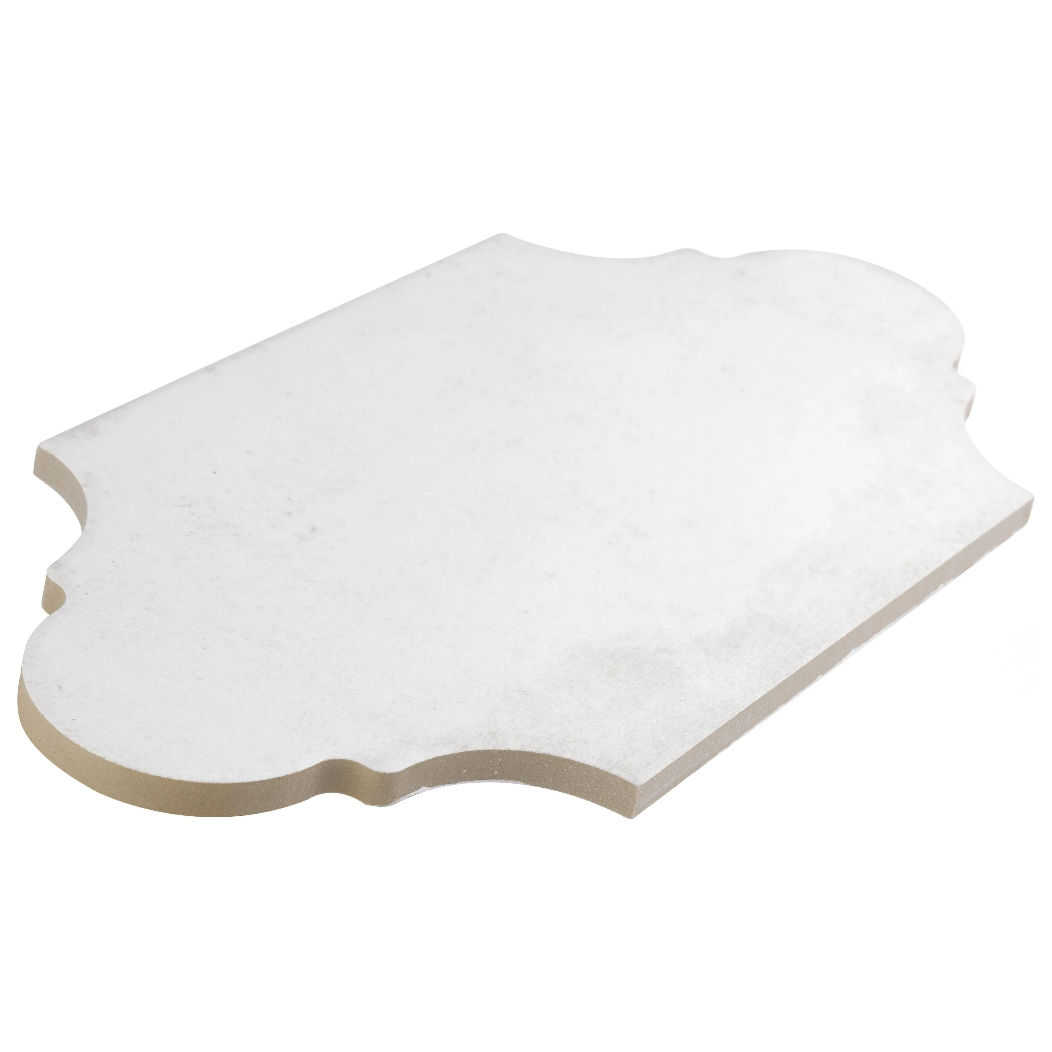 Merola Tile Alhama Provenzal White 6-1/4 x 12-3/4 Porcelain Floor and Wall Tile
