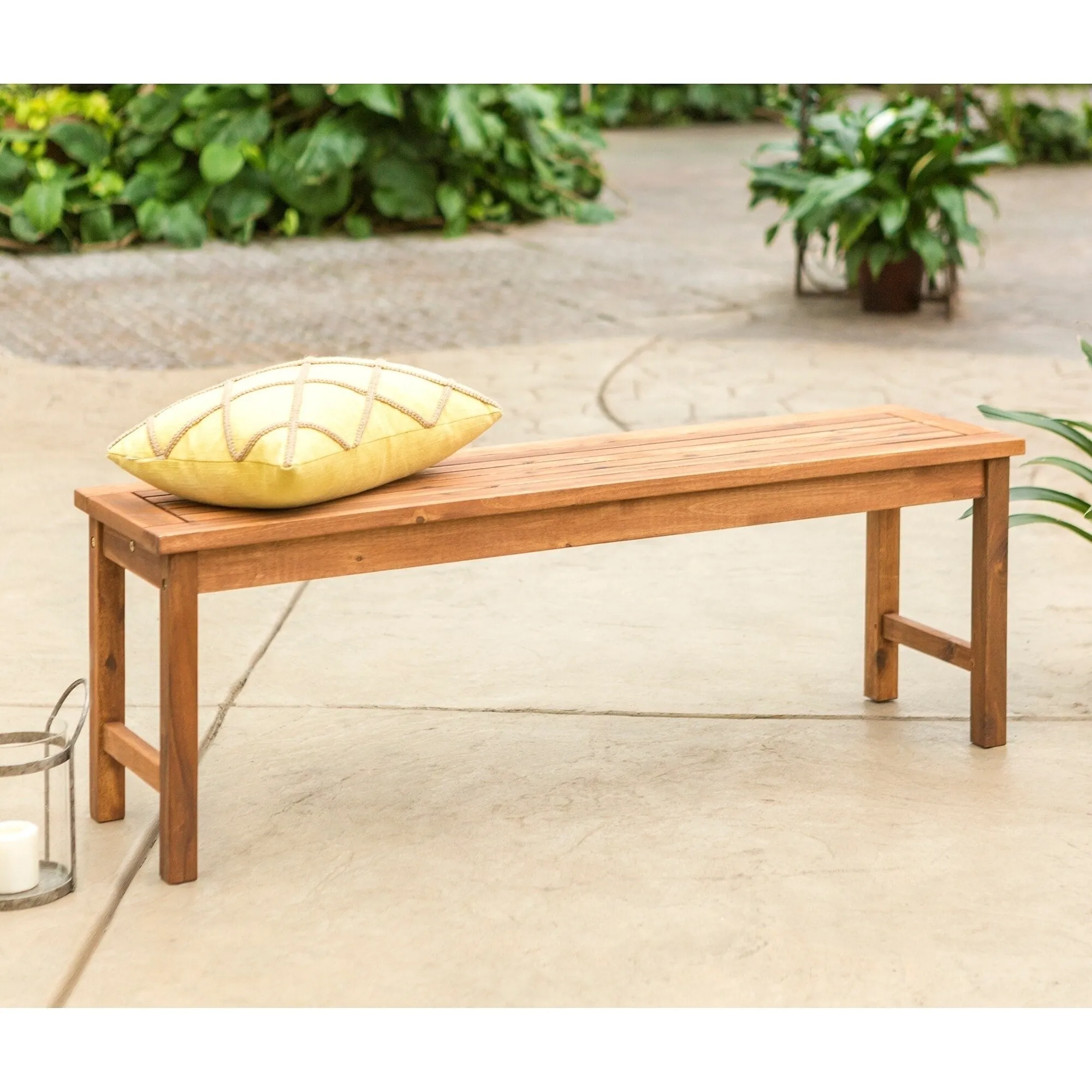 Middlebrook Surfside 53-inch Acacia Wood Outdoor Bench