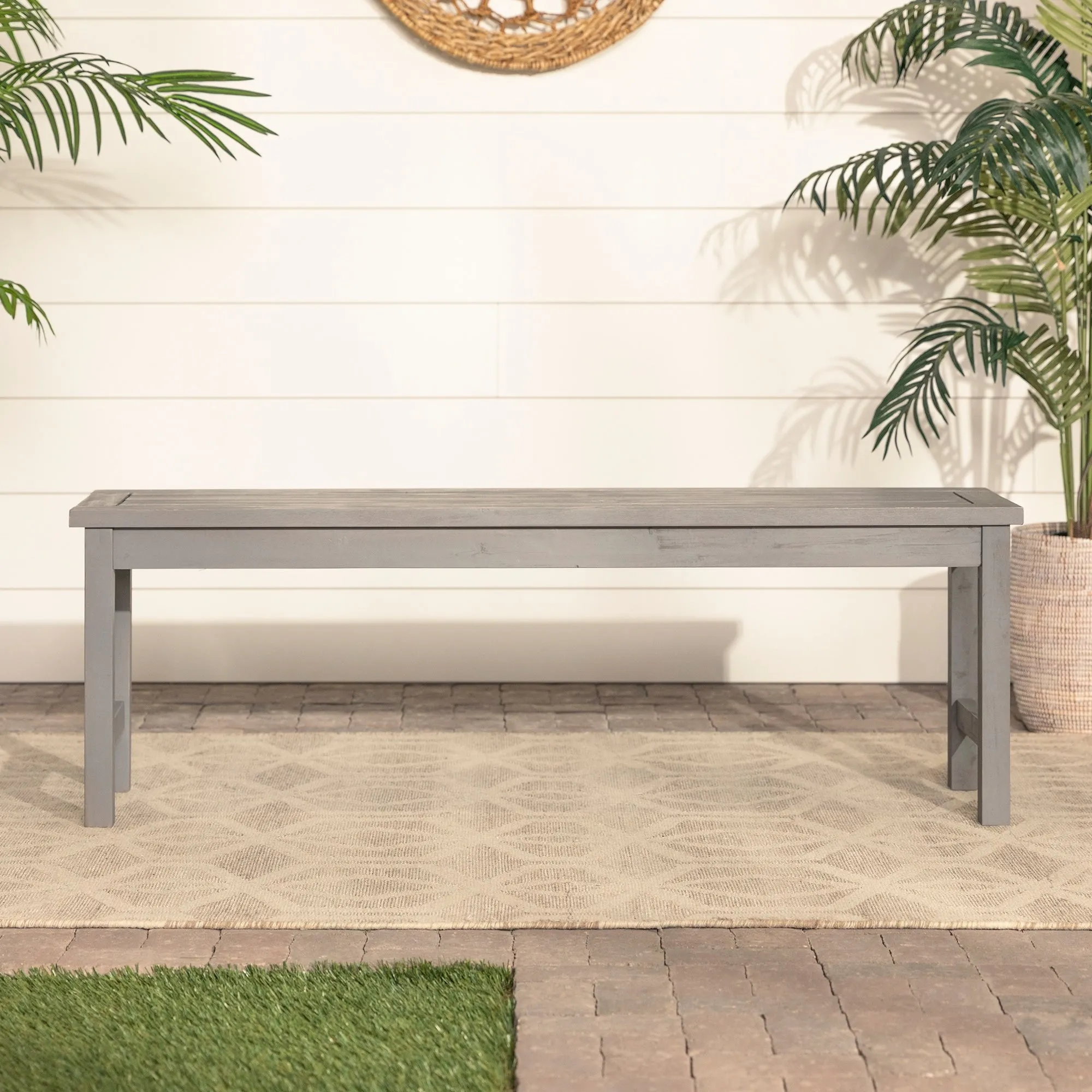 Middlebrook Surfside 53-inch Acacia Wood Outdoor Bench