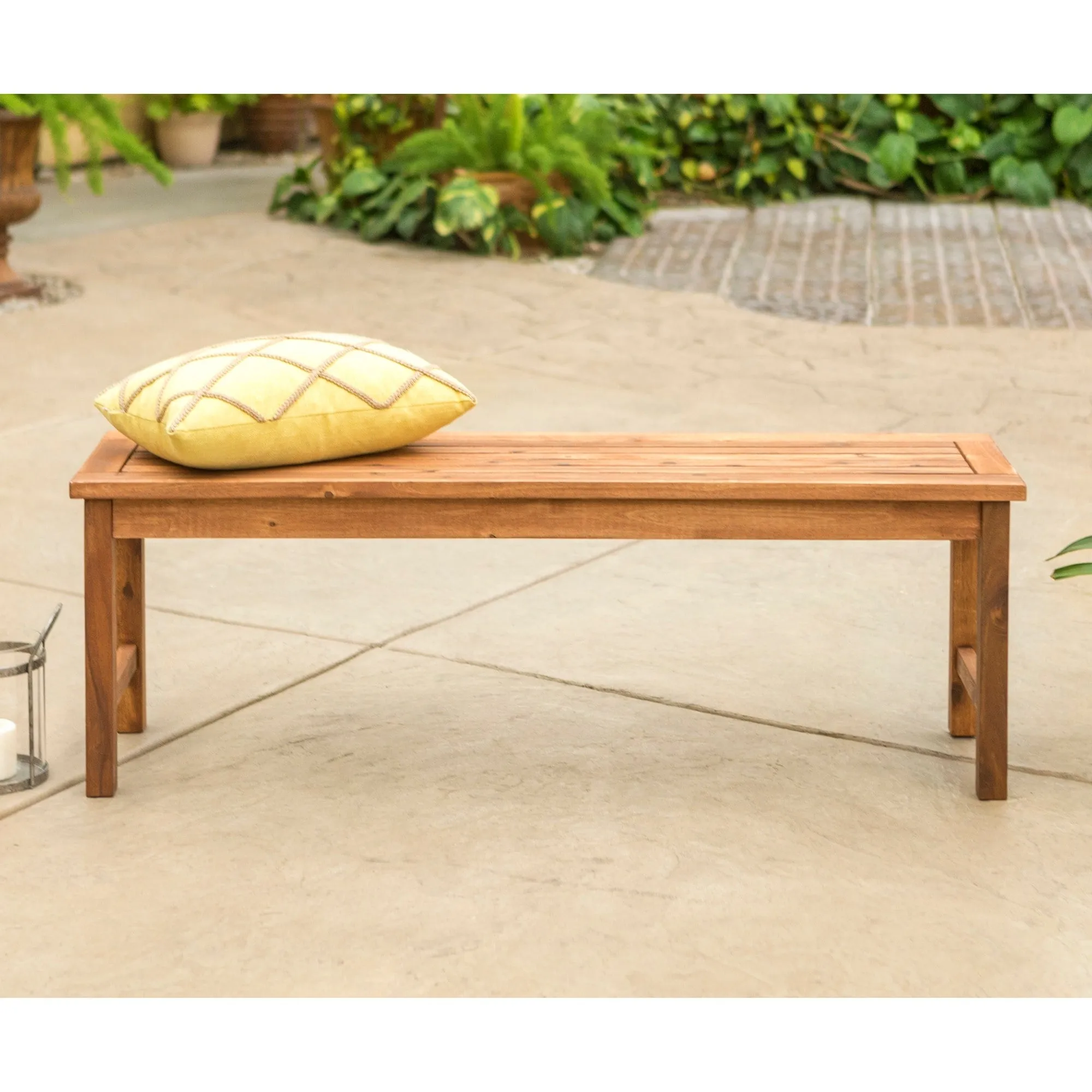 Middlebrook Surfside 53-inch Acacia Wood Outdoor Bench