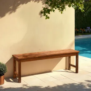 Middlebrook Surfside 53-inch Acacia Wood Outdoor Bench