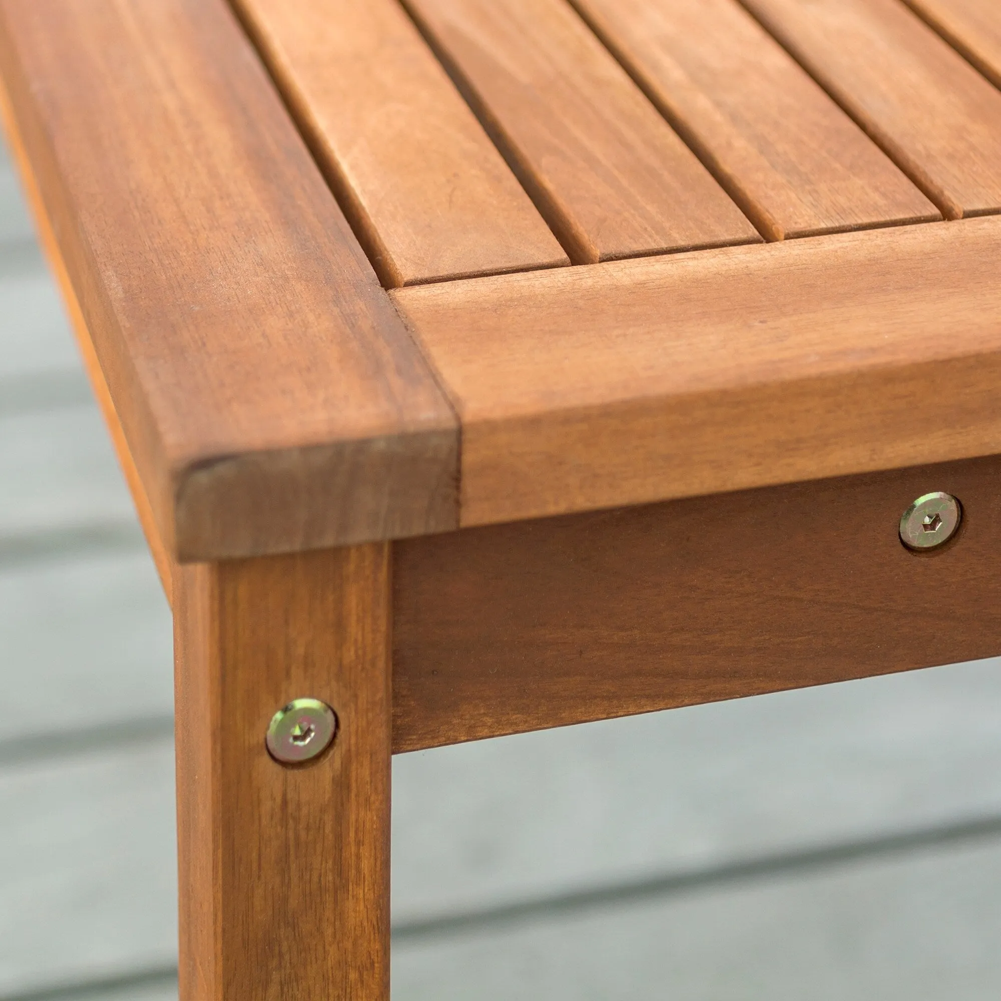Middlebrook Surfside 53-inch Acacia Wood Outdoor Bench