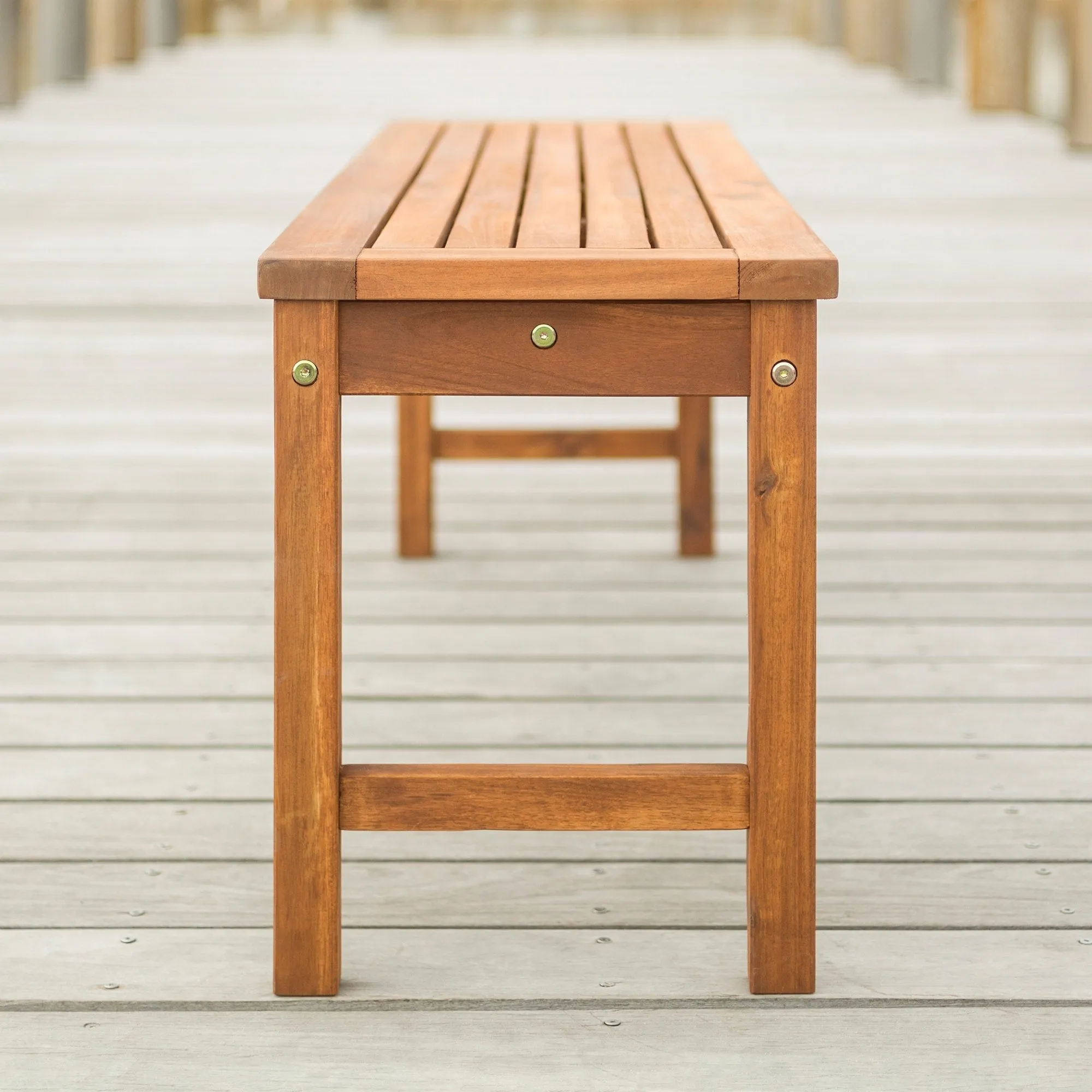 Middlebrook Surfside 53-inch Acacia Wood Outdoor Bench