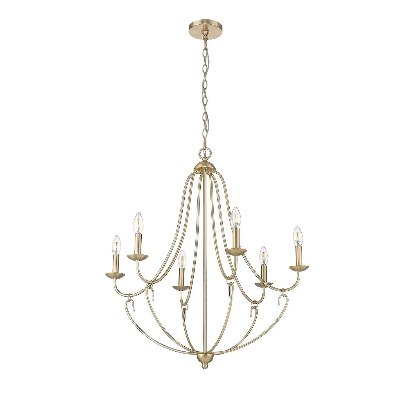 Millennium Lighting 12106 Eisley 6 Light 29 Wide Chandelier