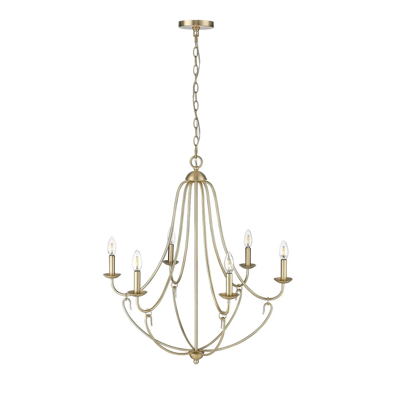 Millennium Lighting 12106 Eisley 6 Light 29 Wide Chandelier