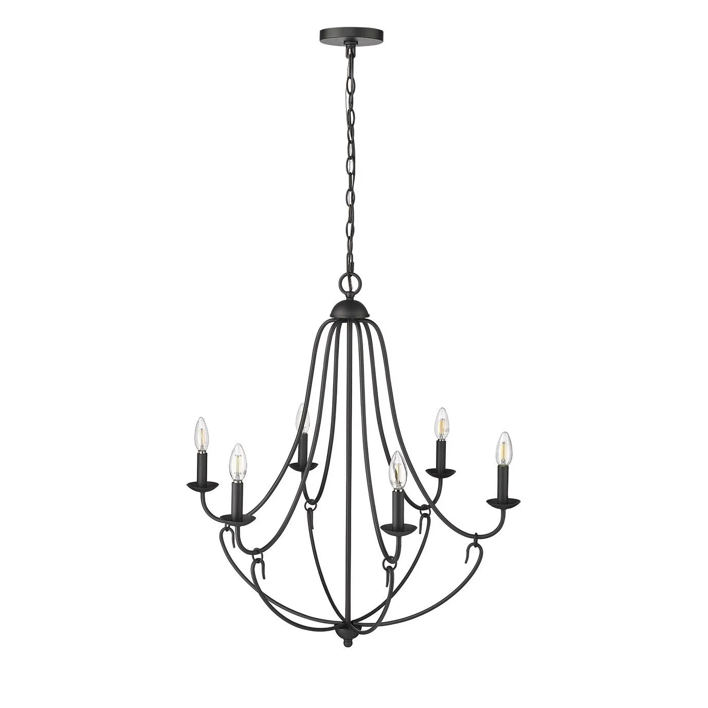 Millennium Lighting 12106 Eisley 6 Light 29 Wide Chandelier