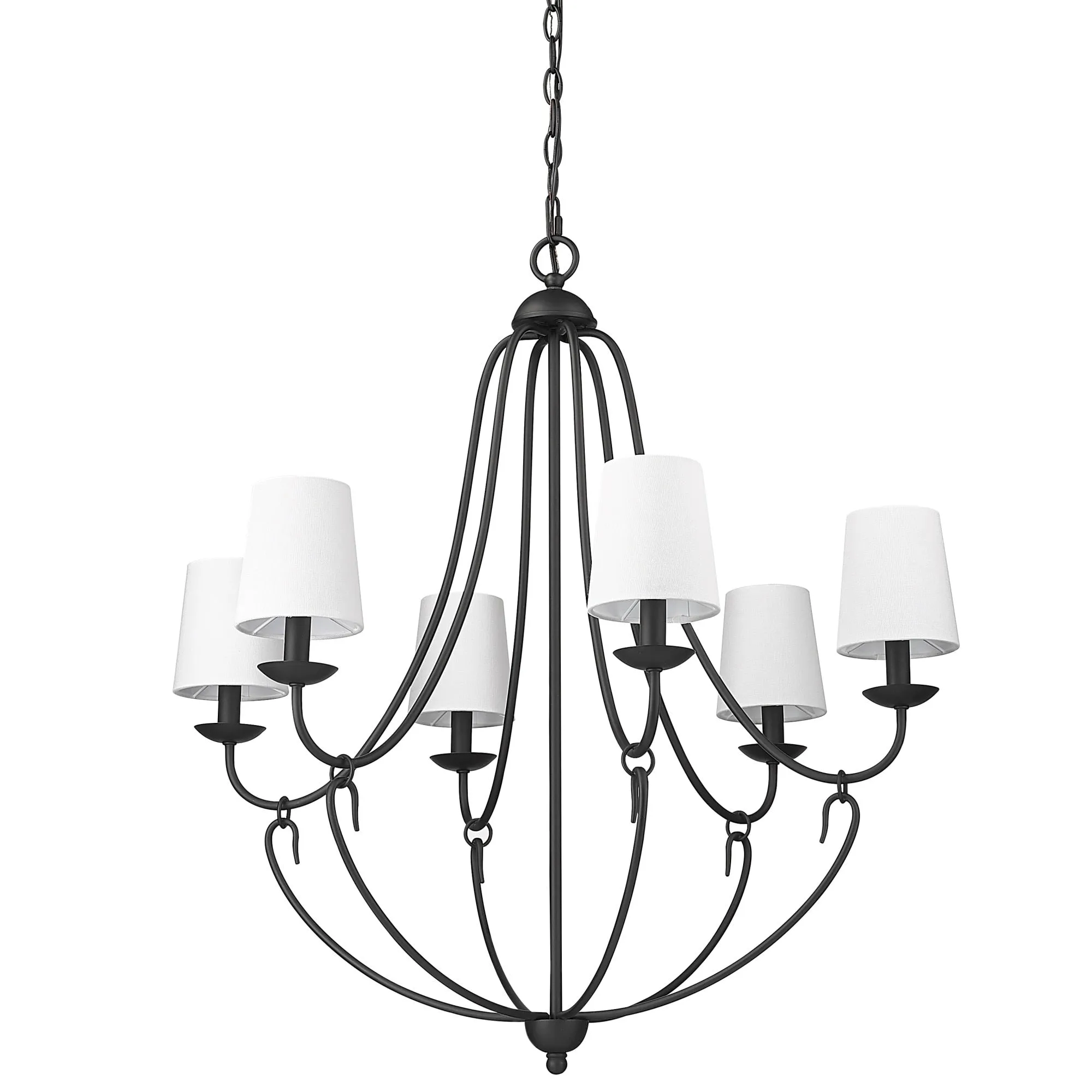 Millennium Lighting 12106 Eisley 6 Light 29 Wide Chandelier