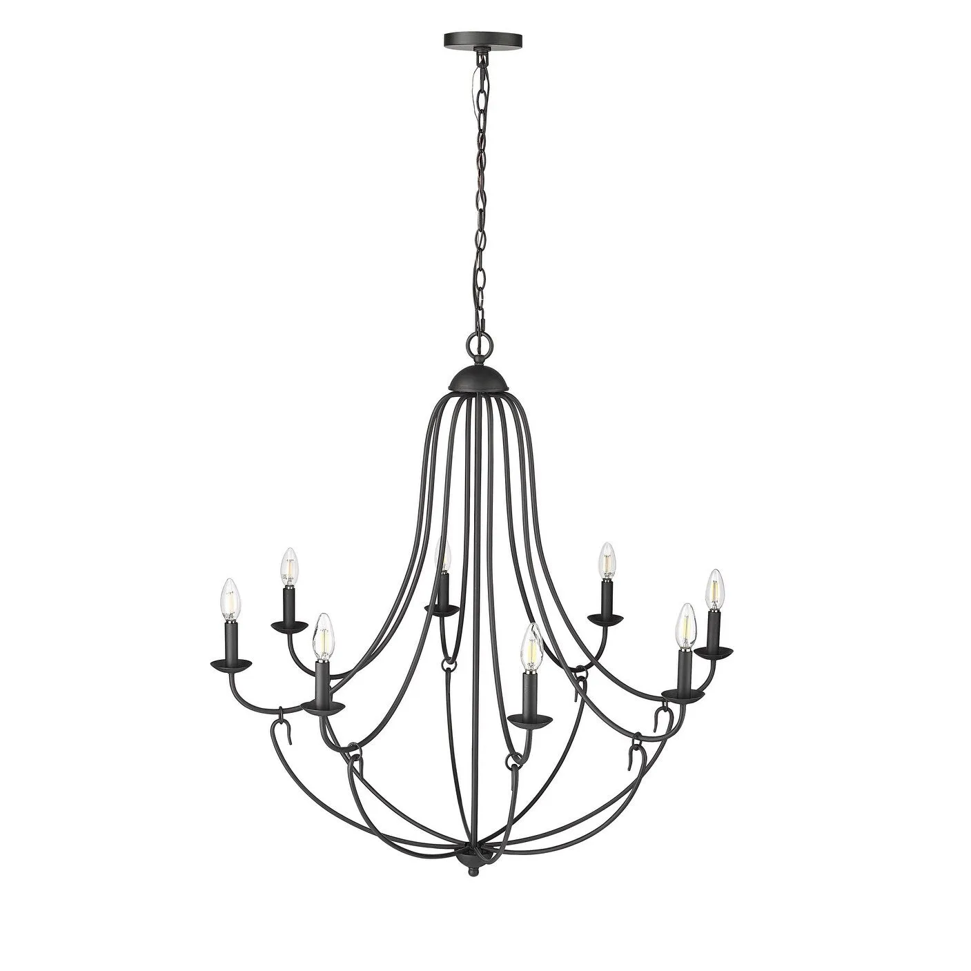 Millennium Lighting 12108 Eisley 8 Light 36 Wide Chandelier