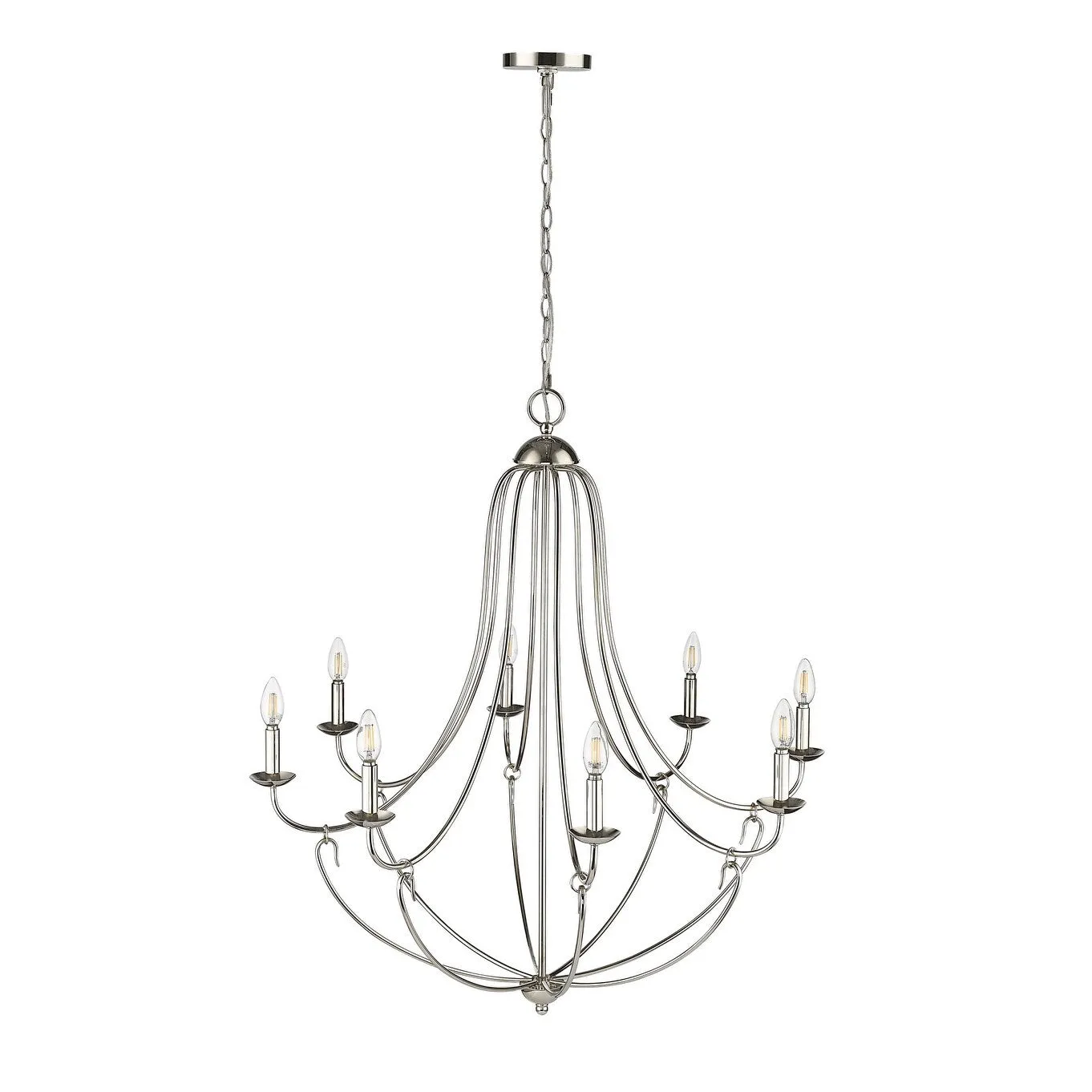 Millennium Lighting 12108 Eisley 8 Light 36 Wide Chandelier
