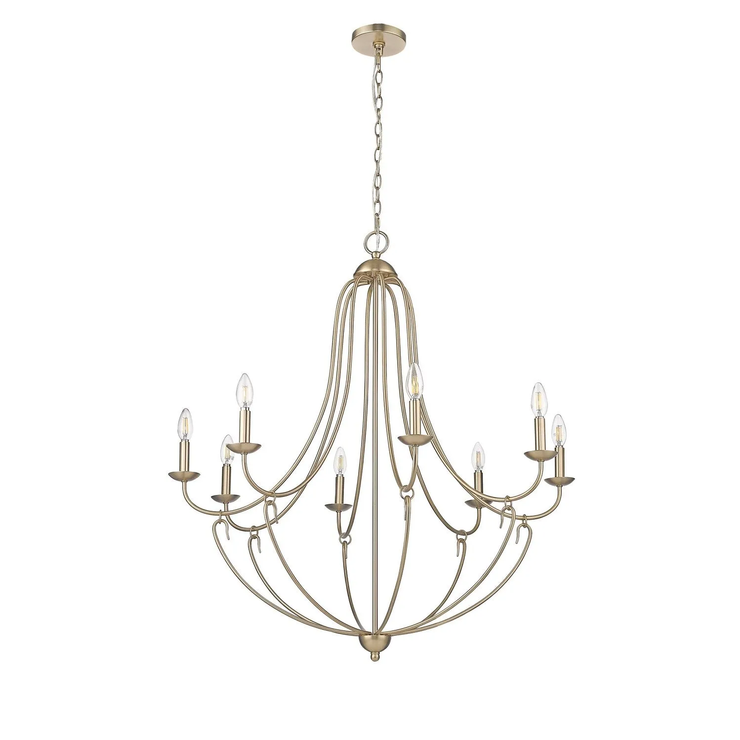 Millennium Lighting 12108 Eisley 8 Light 36 Wide Chandelier