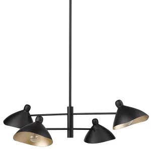 Millennium Lighting 12804 Warhol 4 Light 35 Wide Chandelier