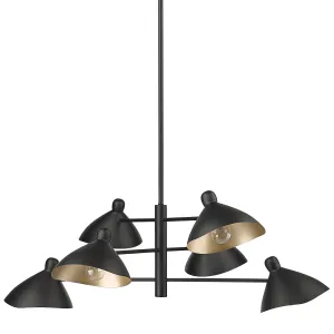 Millennium Lighting 12806 Warhol 6 Light 35 Wide Chandelier
