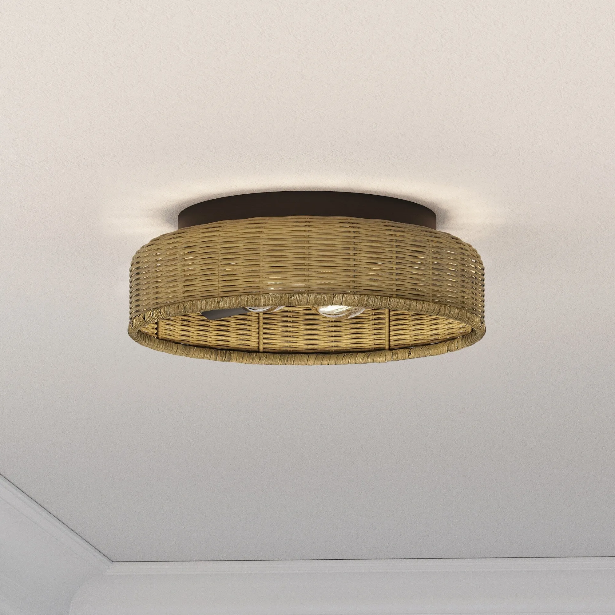 Millennium Lighting 14202 2 Light 12 Wide Flush Mount Ceiling Fixture