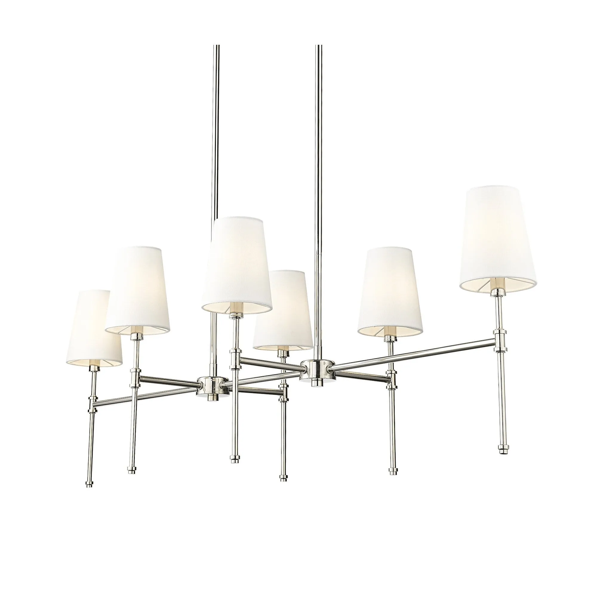 Millennium Lighting 16506 Adorra 6 Light 48 Wide Linear Chandelier