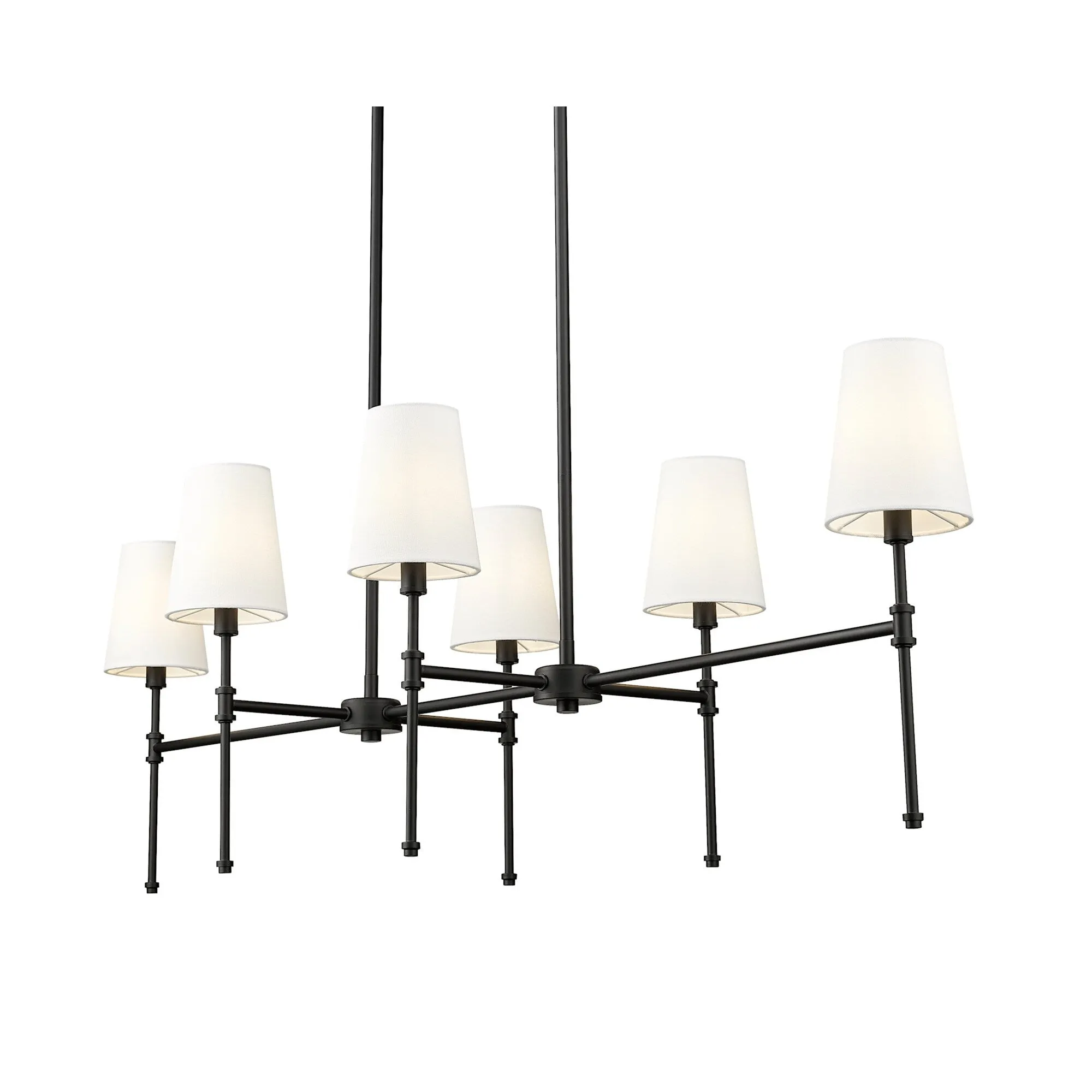 Millennium Lighting 16506 Adorra 6 Light 48 Wide Linear Chandelier
