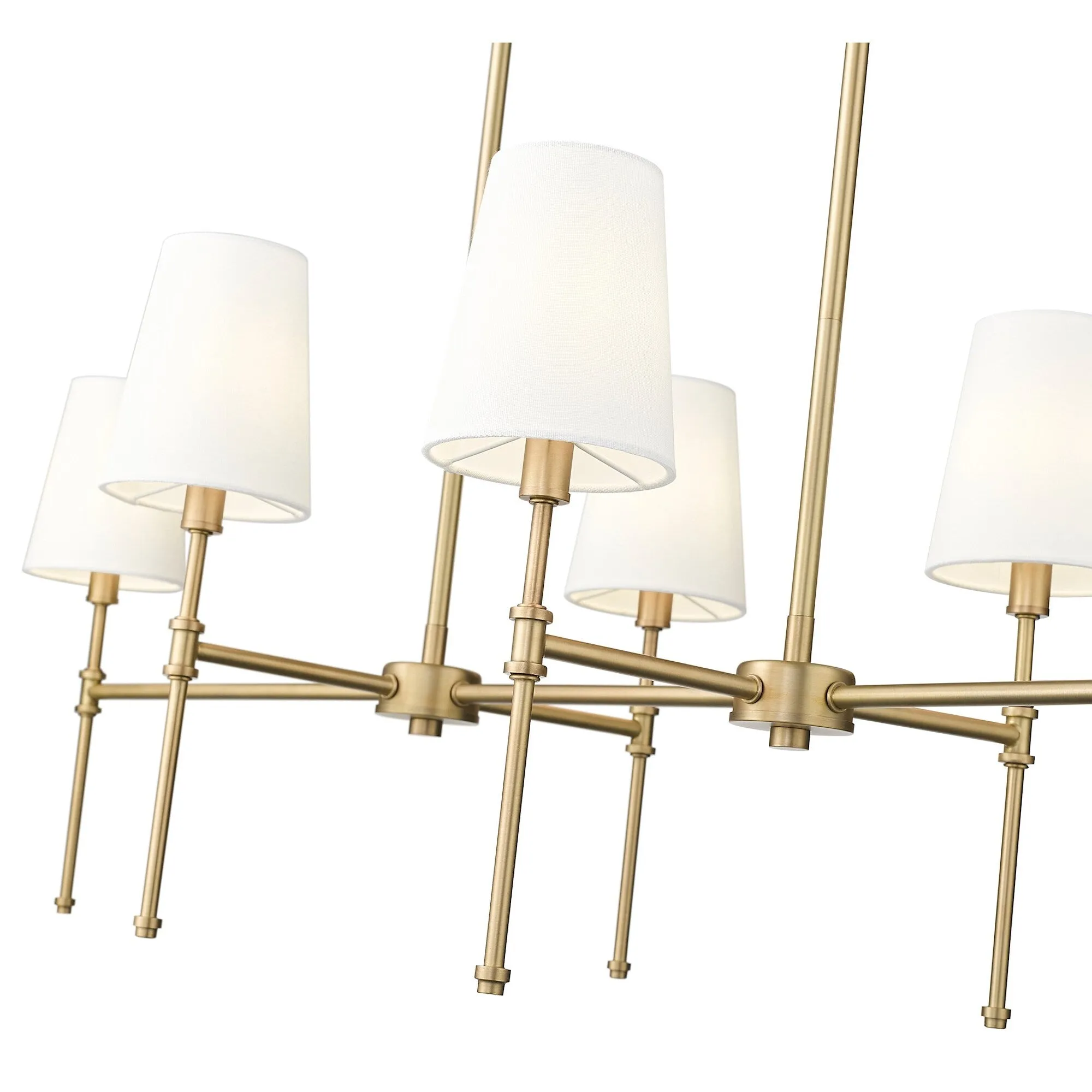 Millennium Lighting 16506 Adorra 6 Light 48 Wide Linear Chandelier