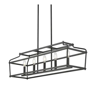 Millennium Lighting 19105 Nellita 5 Light 34 Wide Linear Chandelier