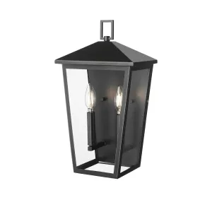 Millennium Lighting 198002 Munger 2 Light 17 Tall Outdoor Wall Sconce