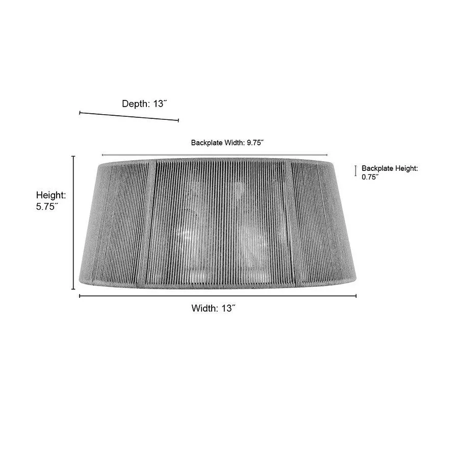 Millennium Lighting 213102 2 Light 13 Wide LED Flush Mount Ceiling