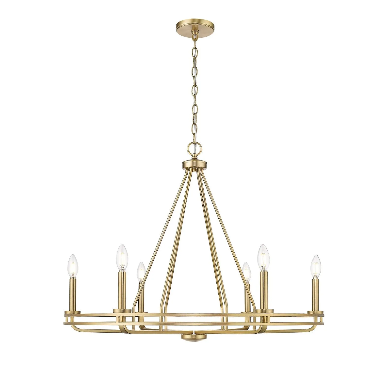 Millennium Lighting 21606 Jody 6 Light 33 Wide Pillar Candle Style