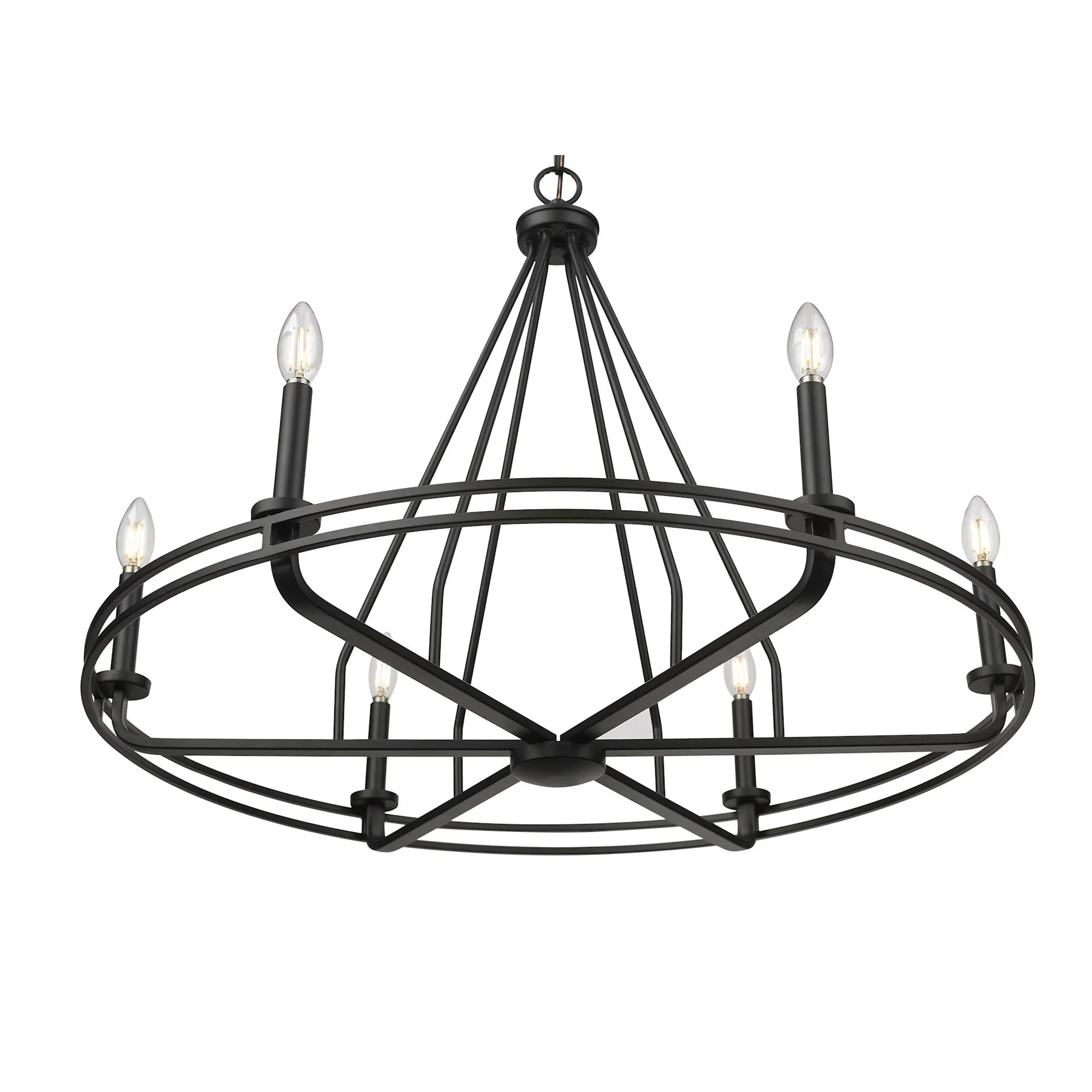 Millennium Lighting 21606 Jody 6 Light 33 Wide Pillar Candle Style