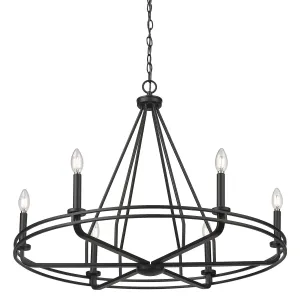 Millennium Lighting 21606 Jody 6 Light 33 Wide Pillar Candle Style